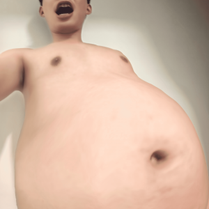 我的肚子
